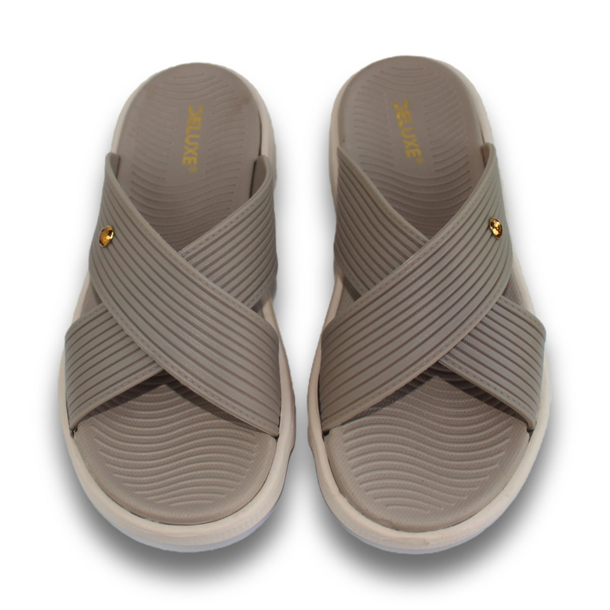 Ribbed Comfort Slide Sandal - 5907