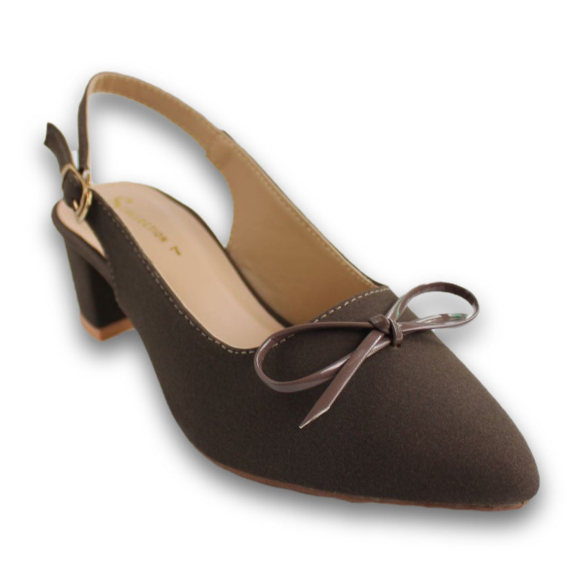 Bow-Detail Slingback Heel - 2931