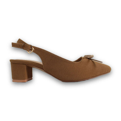 Bow-Detail Slingback Heel - 2931