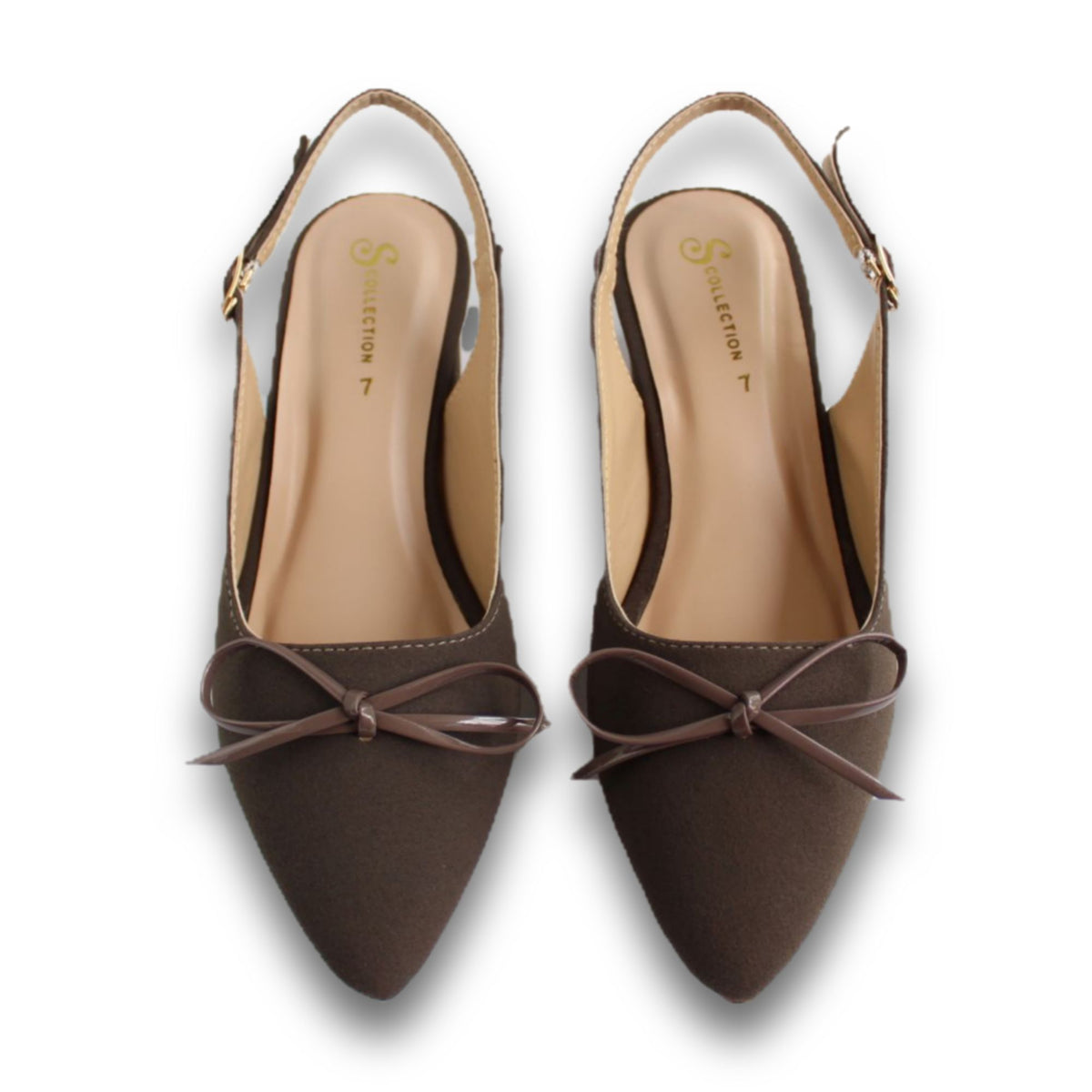 Bow-Detail Slingback Heel - 2931
