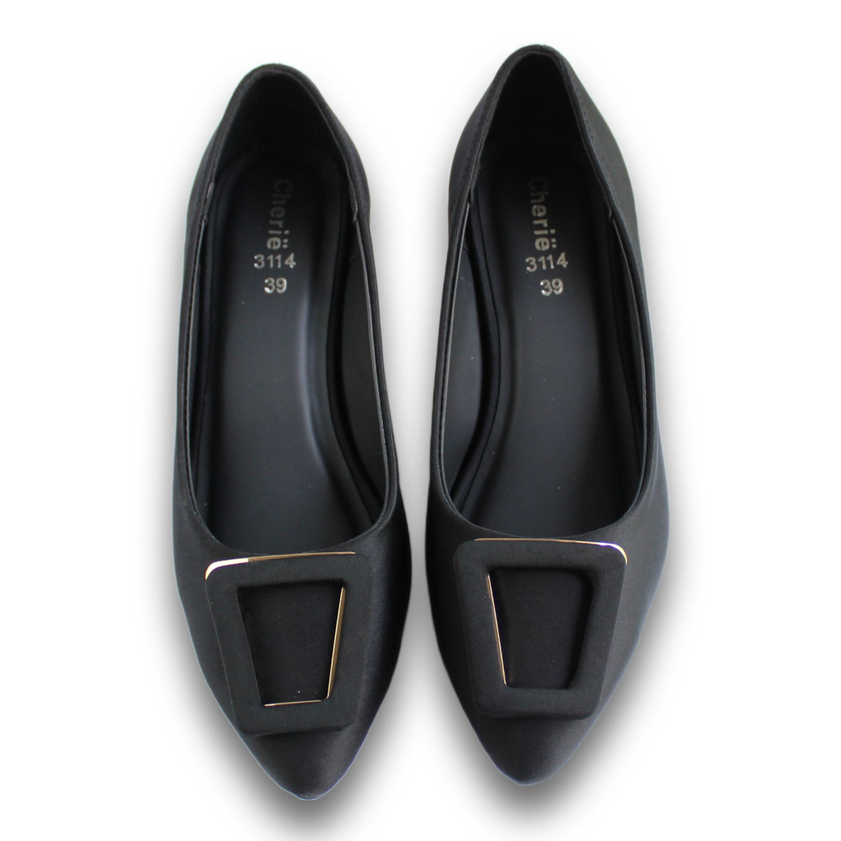 Buckle Detail Block-Heel Pump - GH 3114