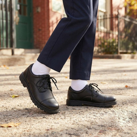 Cap-Toe Formal School Shoe - 213