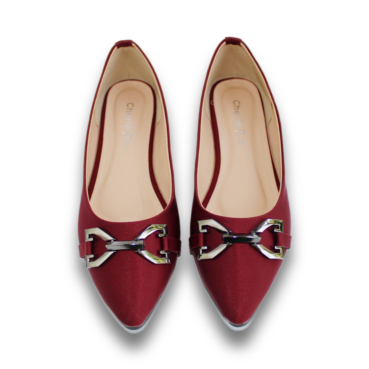 Chain-Link Buckle Pointed Flat - SP 296