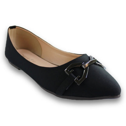 Chain-Link Buckle Pointed Flat - SP 296
