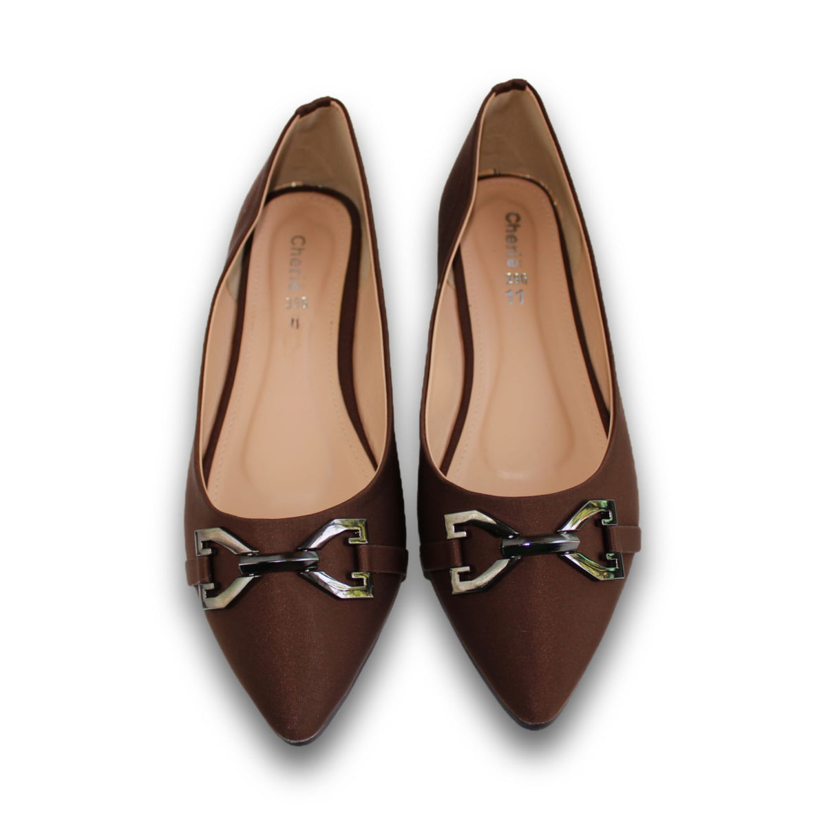 Chain-Link Buckle Pointed Flat - SP 296