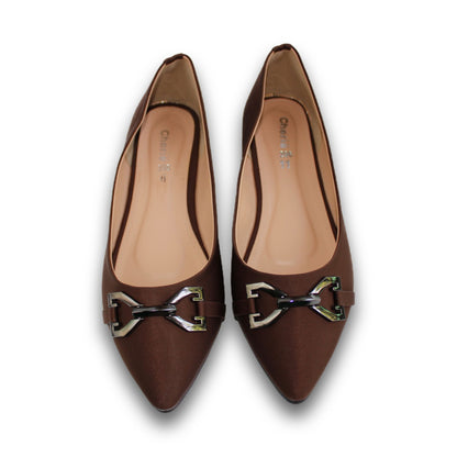 Chain-Link Buckle Pointed Flat - SP 296