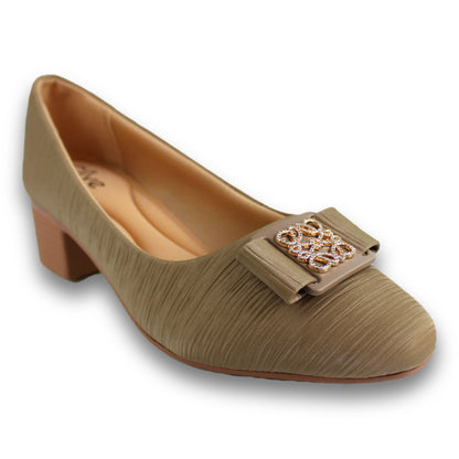 Classic Loewe Block-Heel Pump - 2926