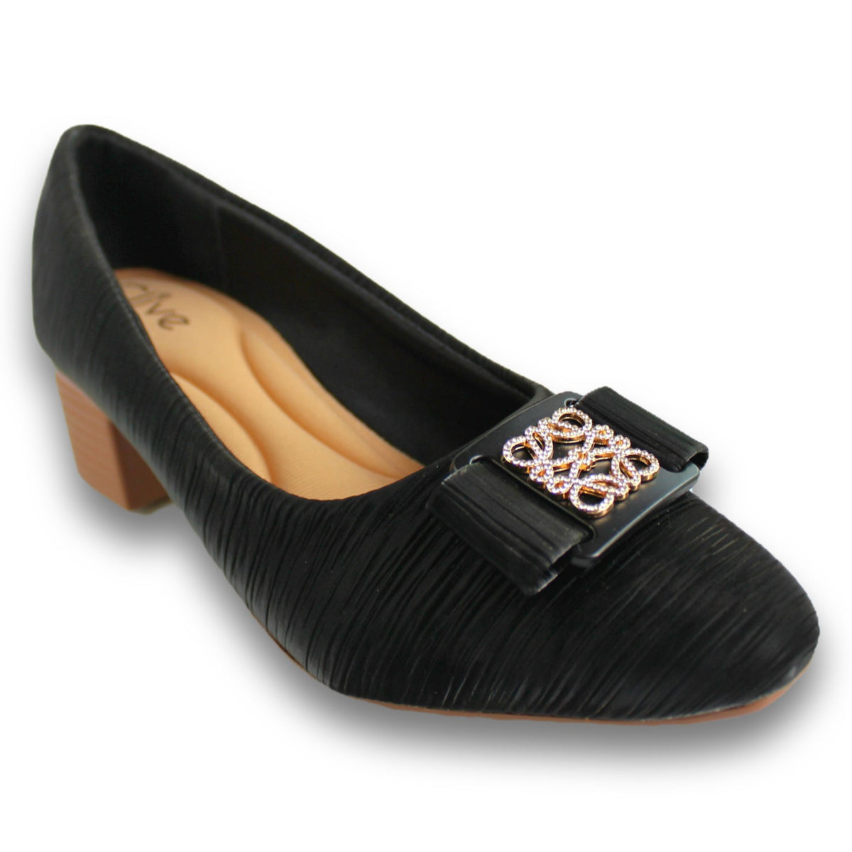 Classic Loewe Block-Heel Pump - 2926