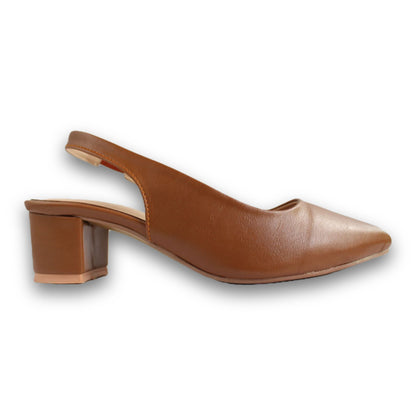 Classic Slingback Block Heel - 2932