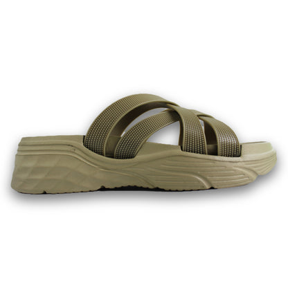 Crisscross Strap Wedge Slide - ER 5759