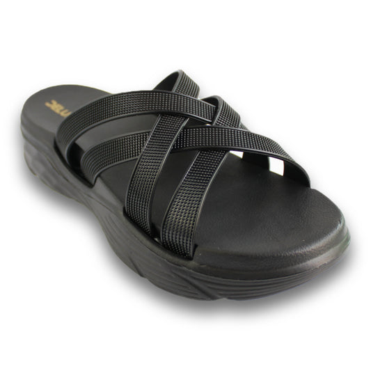 Crisscross Strap Wedge Slide - ER 5759
