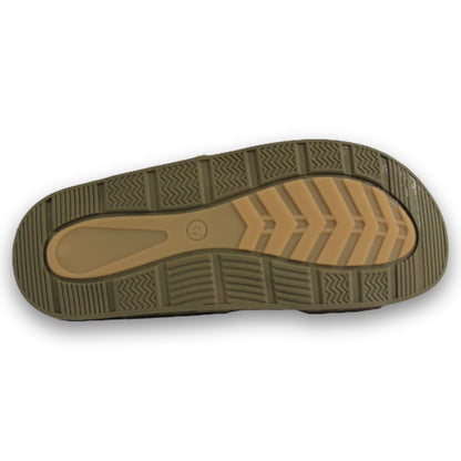 Croc-Embossed Buckle Slide - Cross 73