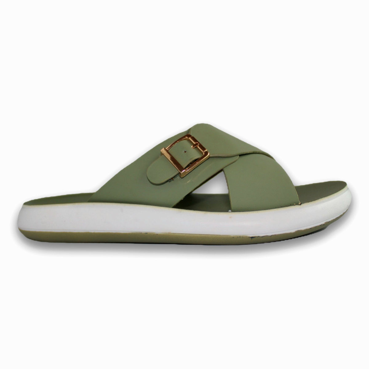Cross Strap Buckle Slide - G1