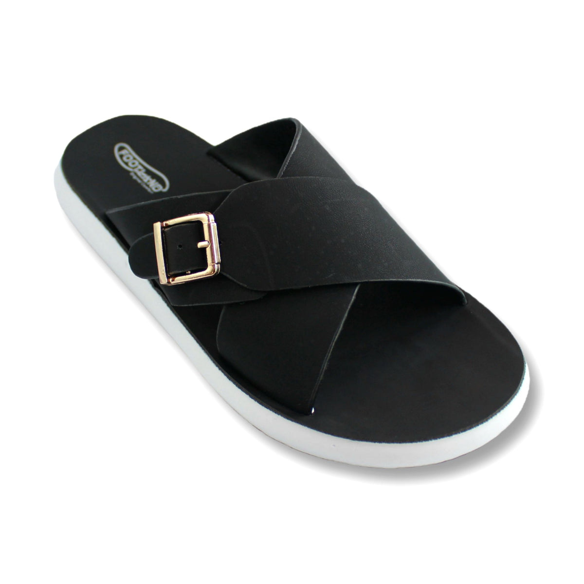 Cross Strap Buckle Slide - G1