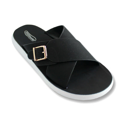 Cross Strap Buckle Slide - G1