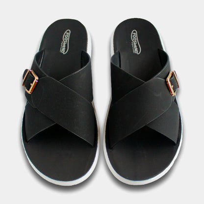 Cross Strap Buckle Slide - G1