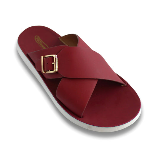 Cross Strap Buckle Slide - G1