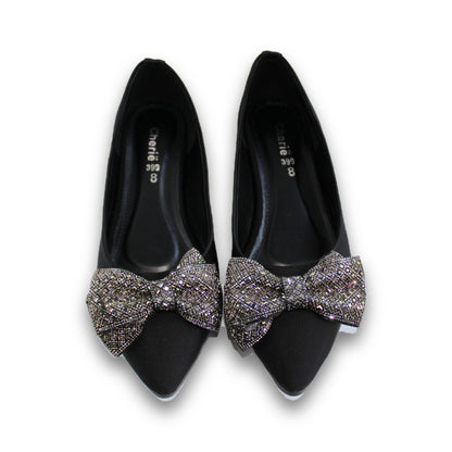 Crystal Bow Pointed Flat - SP 399