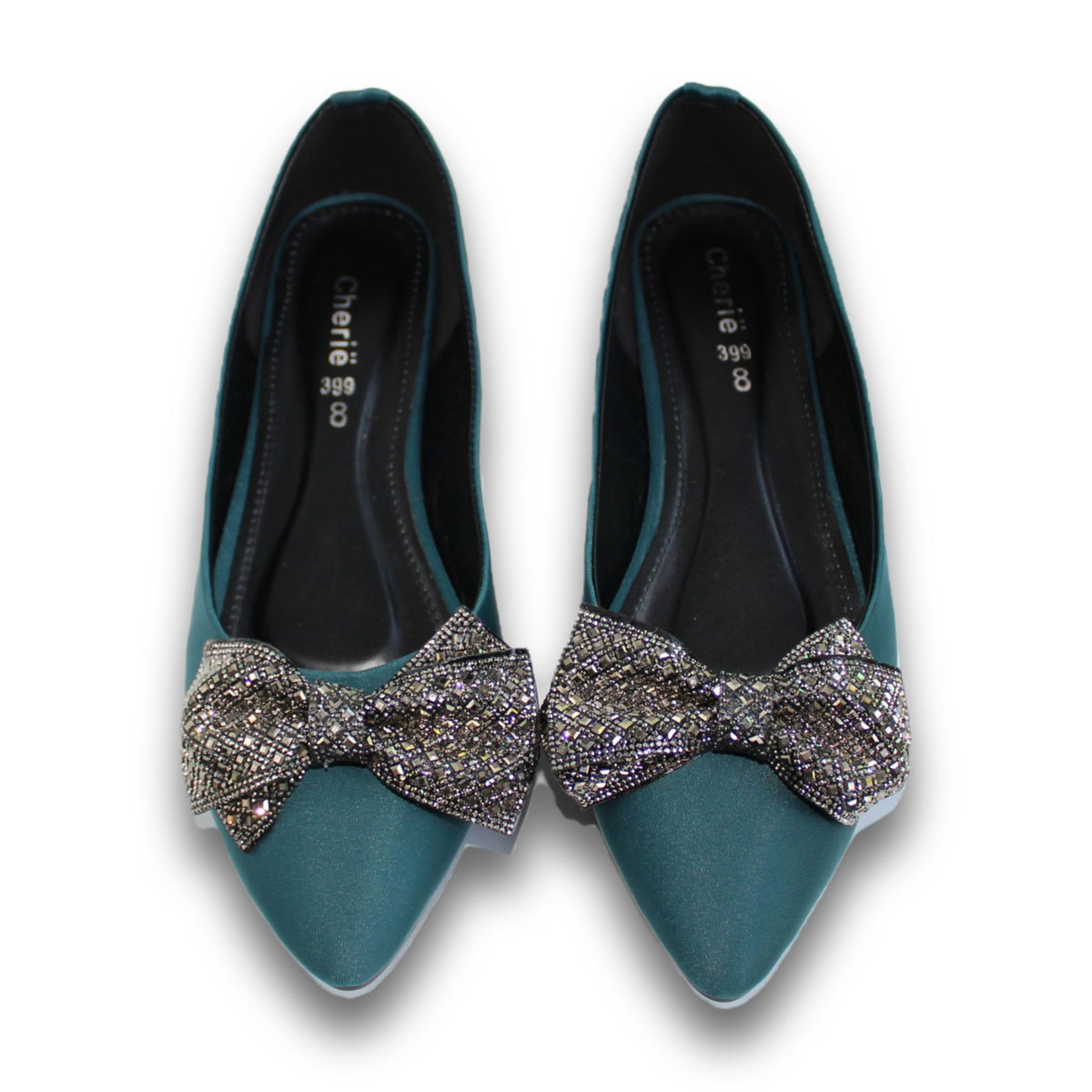 Crystal Bow Pointed Flat - SP 399