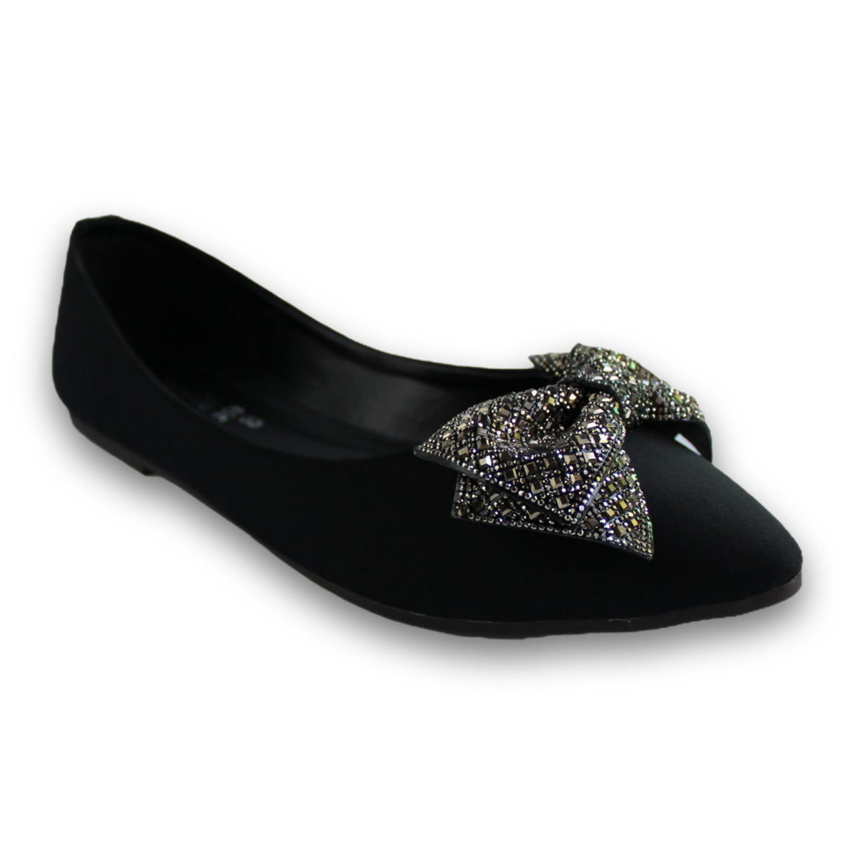 Crystal Bow Pointed Flat - SP 399