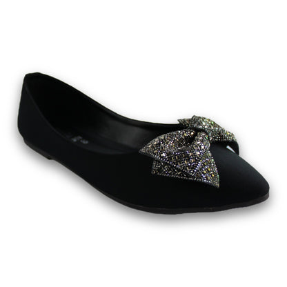Crystal Bow Pointed Flat - SP 399