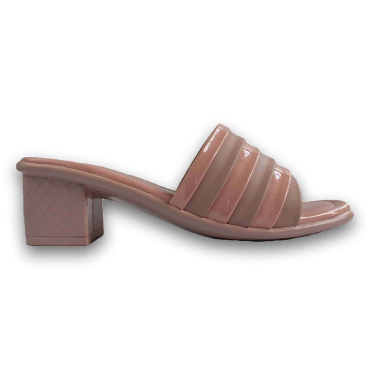 Double-Band Open-Toe Block Heel - 1125
