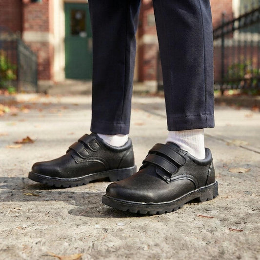 Double-Strap Velcro School Shoe - 212