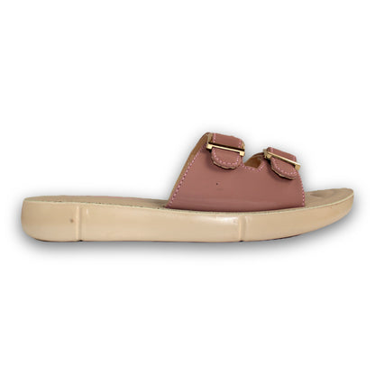 Dual-Buckle Comfort Slide - Doe H 1