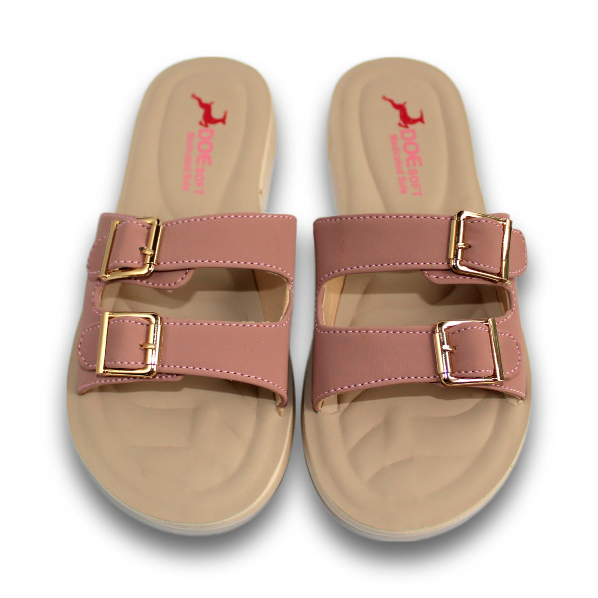 Dual-Buckle Comfort Slide - Doe H 1