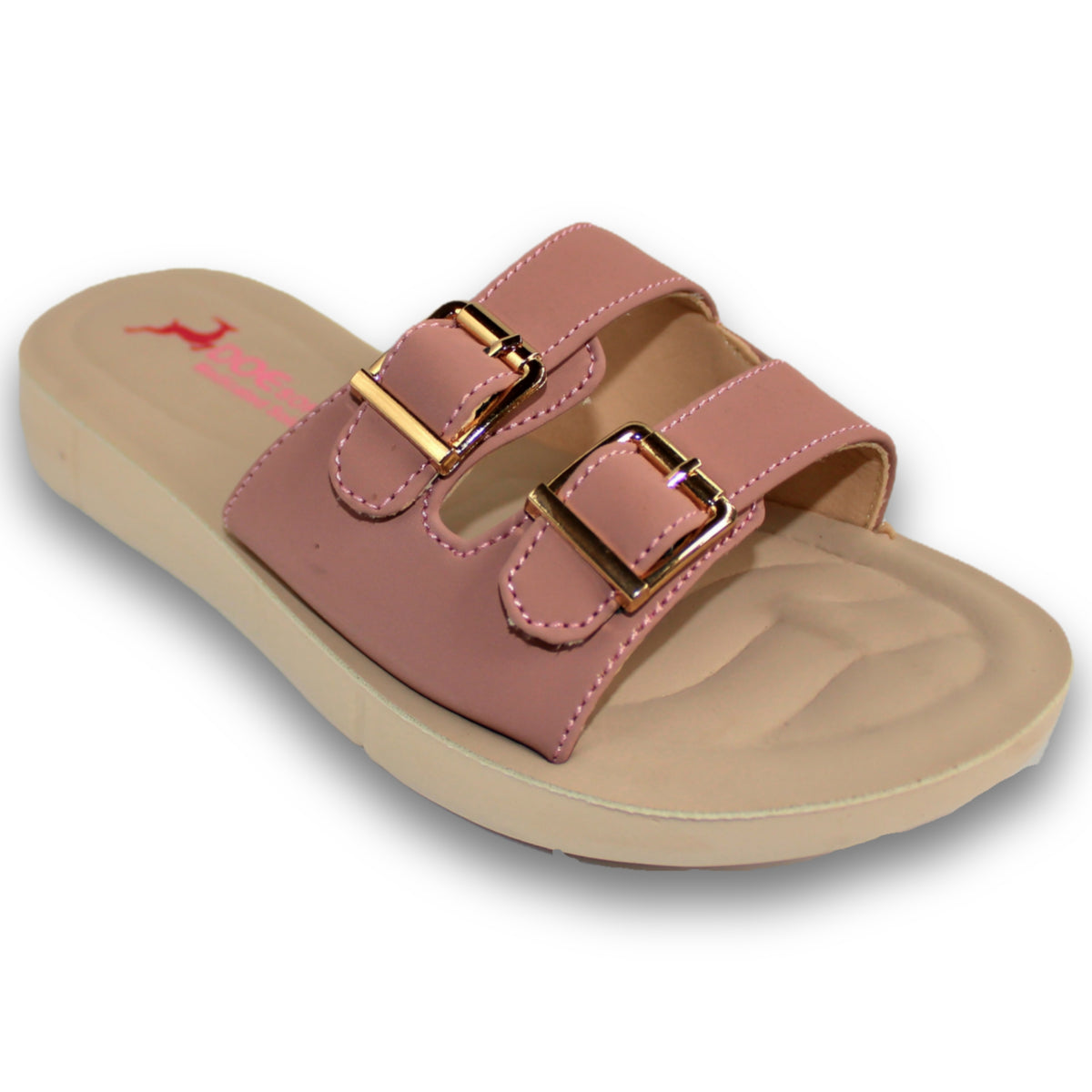 Dual-Buckle Comfort Slide - Doe H 1