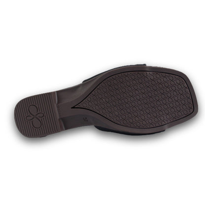 Embellished Bow Flat Slide - AT 199