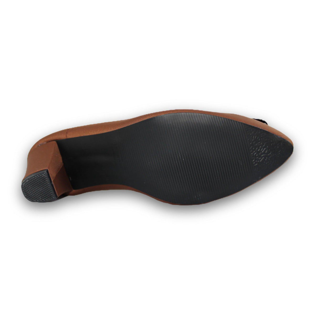 Emblem Buckle Block-Heel Pump - GH 3322