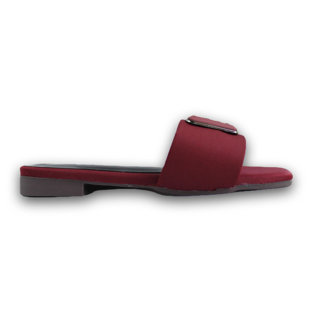 Emblem Buckle Flat Slide - UI 782