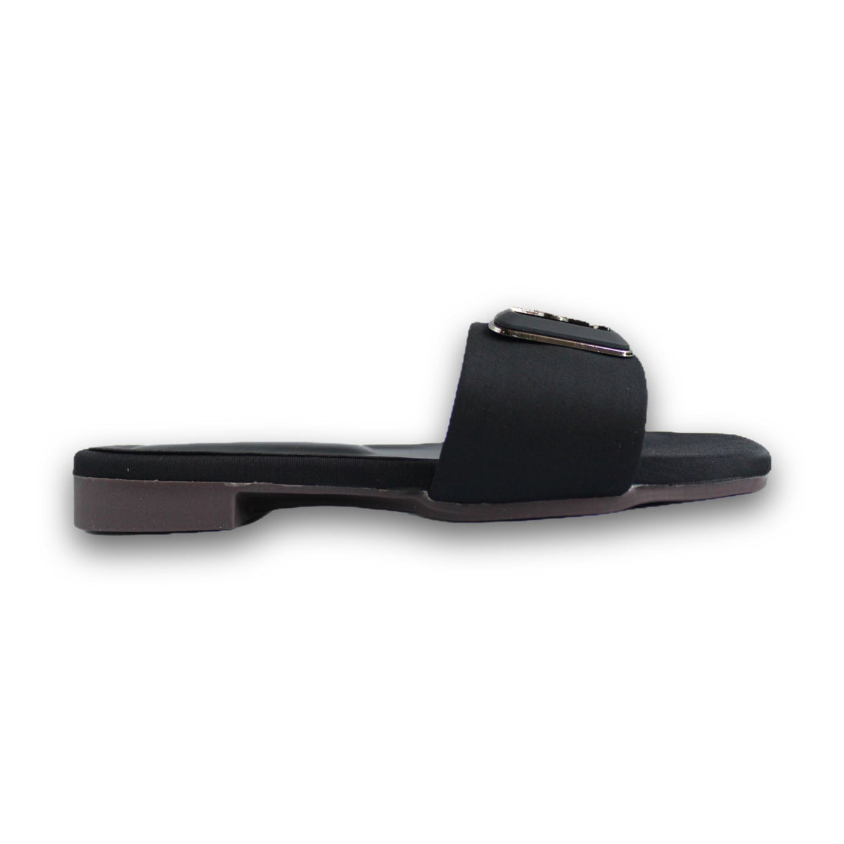 Emblem Buckle Flat Slide - UI 782