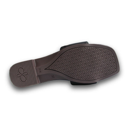 Emblem Buckle Flat Slide - UI 782