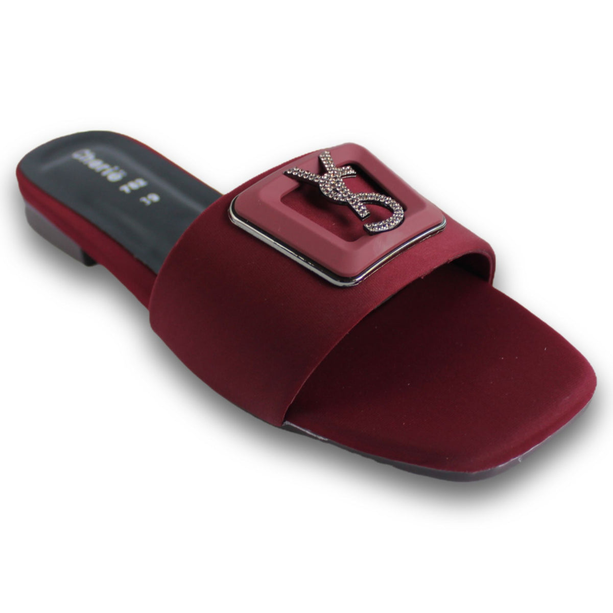 Emblem Buckle Flat Slide - UI 782