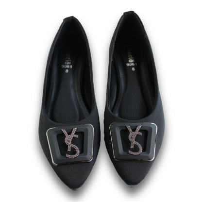 Emblem Buckle Pointed Flat - IH 9061