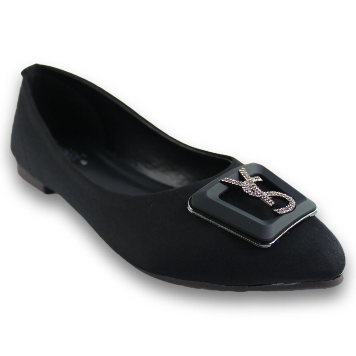 Emblem Buckle Pointed Flat - IH 9061
