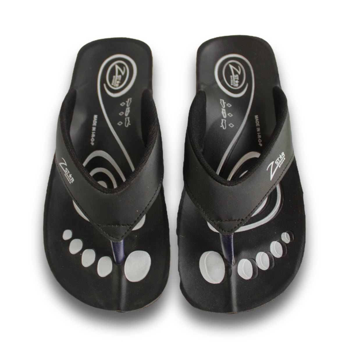 Embossed Footbed Thong Sandal - 34
