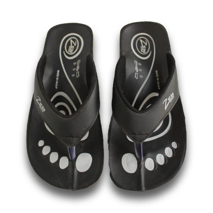 Embossed Footbed Thong Sandal - 34
