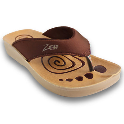 Embossed Footbed Thong Sandal - 34