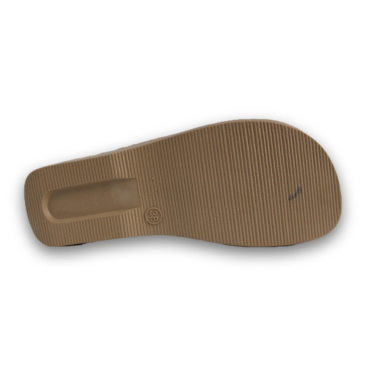Embossed Footbed Thong Sandal - 34
