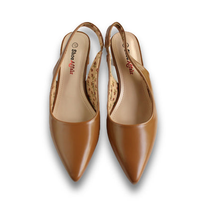 Fancy Slingback Block Heel - 2936