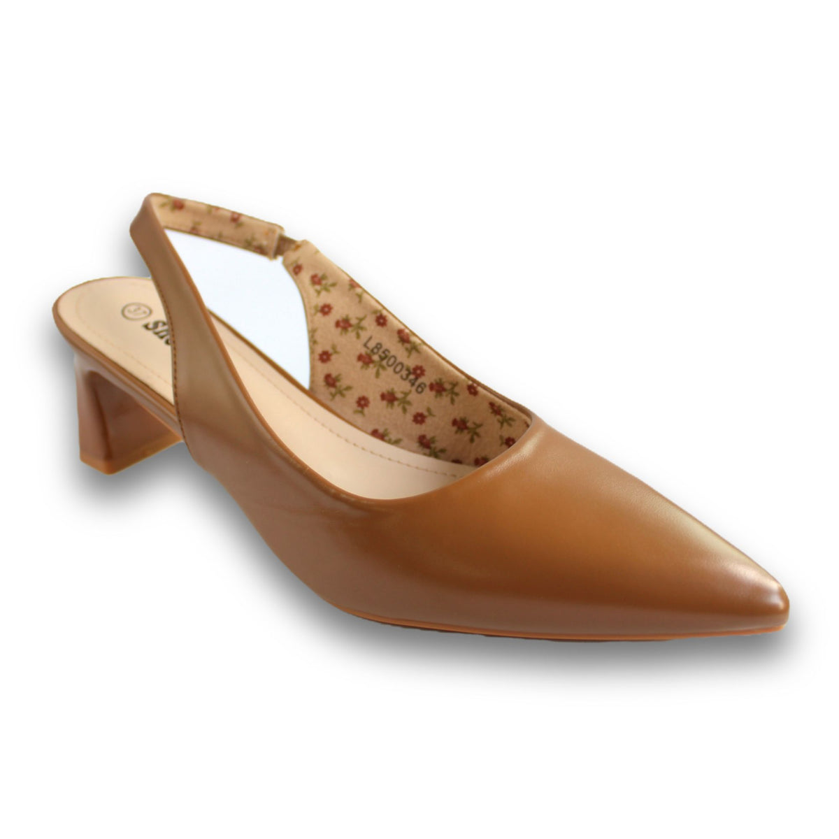 Fancy Slingback Block Heel - 2936