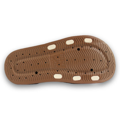 Flower Applique Platform Slide - 226