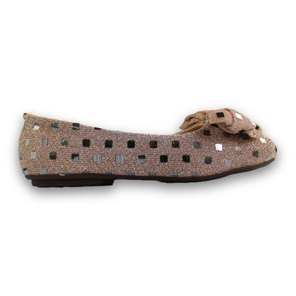 Glitter Bow Ballet Flat - 2512