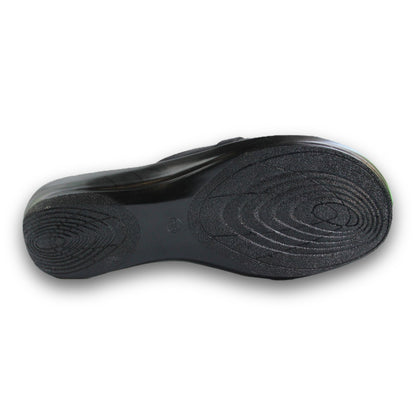 Horsebit Buckle Wedge Slide - AG 3890