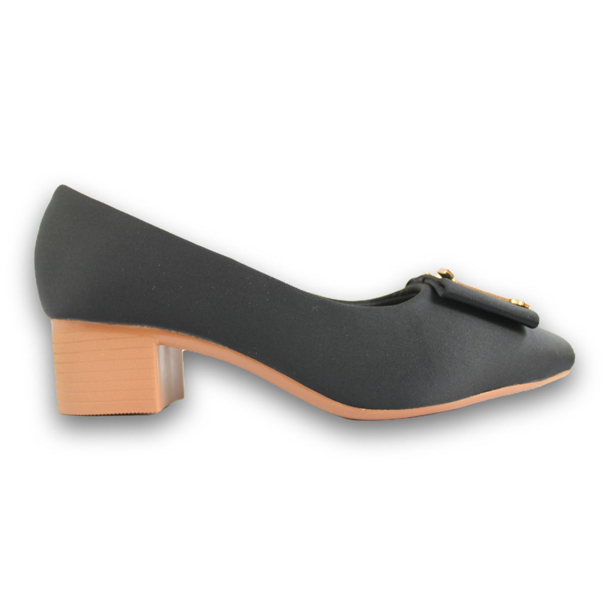 Matte Buckle Pointed-Toe Heel - 2927