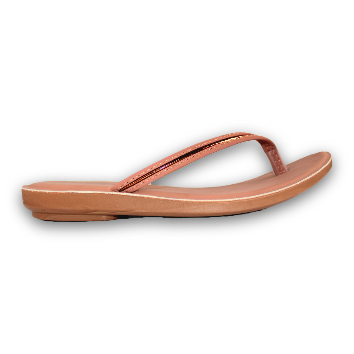 Metallic Trim Thong Sandal - C 61