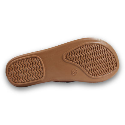 Metallic Trim Thong Sandal - C 61